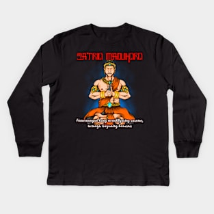 Javanese warior Kids Long Sleeve T-Shirt